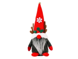 Decoração de Natal Masculina com Rena e Gnomo Pequeno Boneco Criativo Festas LAXISCREED