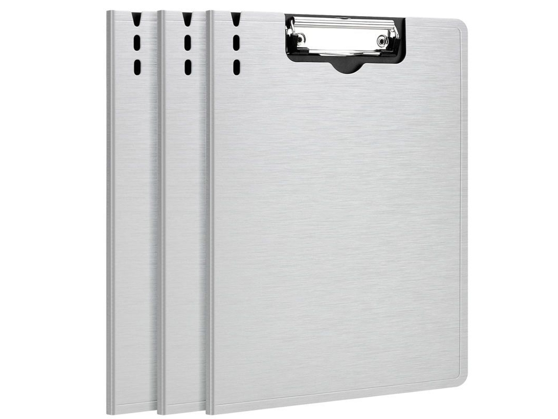 2026 linjou 3 Pack Portafolios Plegables A4, Agarre Resistente Y Gancho, Material Pp Espuma, Gris
