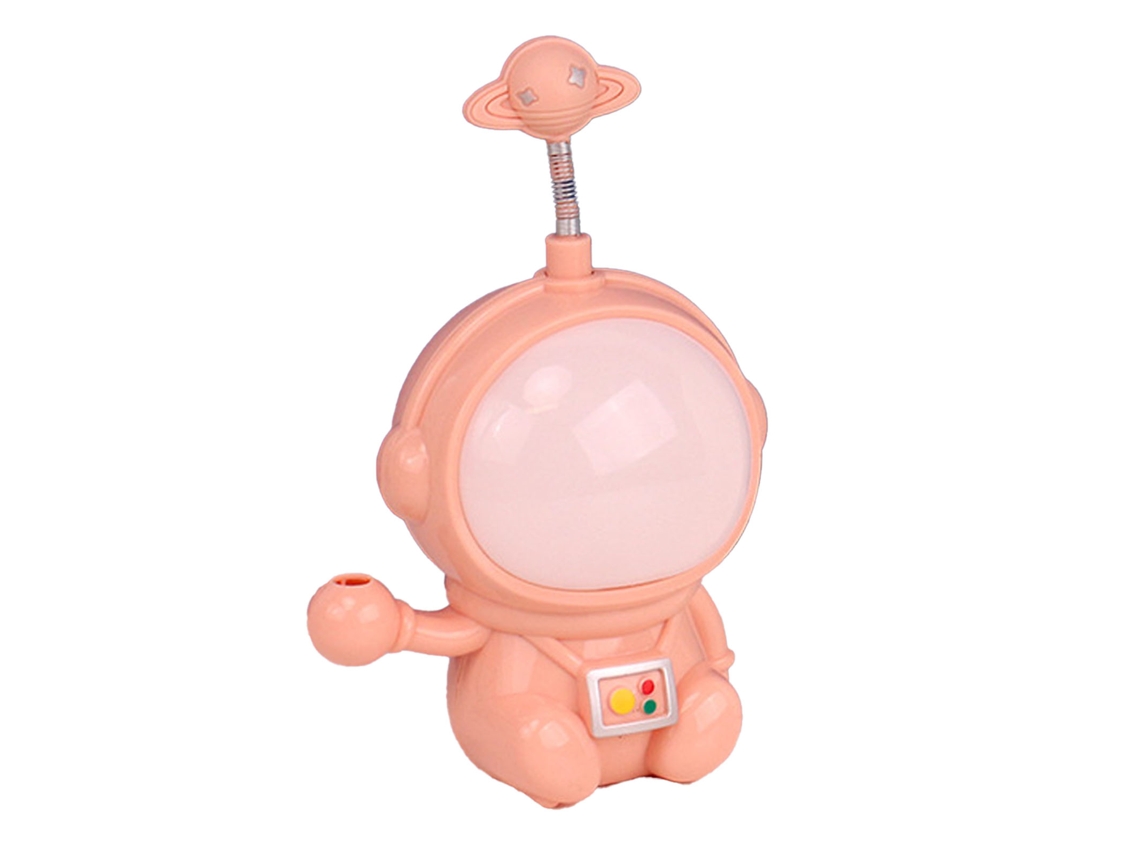2026 luz de Mesa Astronauta Cute Carregador Usb 2 Níveis Regulável Decorativa para Quarto Rosa
