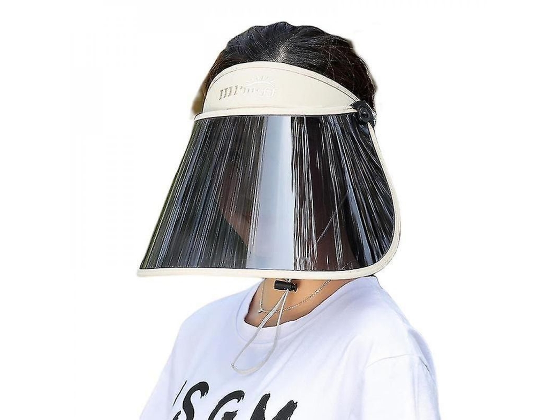 2026-gorra Visor Shxx Com Lentes Polarizadas Hd, Proteção Uv, Bandana Ajustável, Outdoor Golfe Praia B14-4 Crz Bege