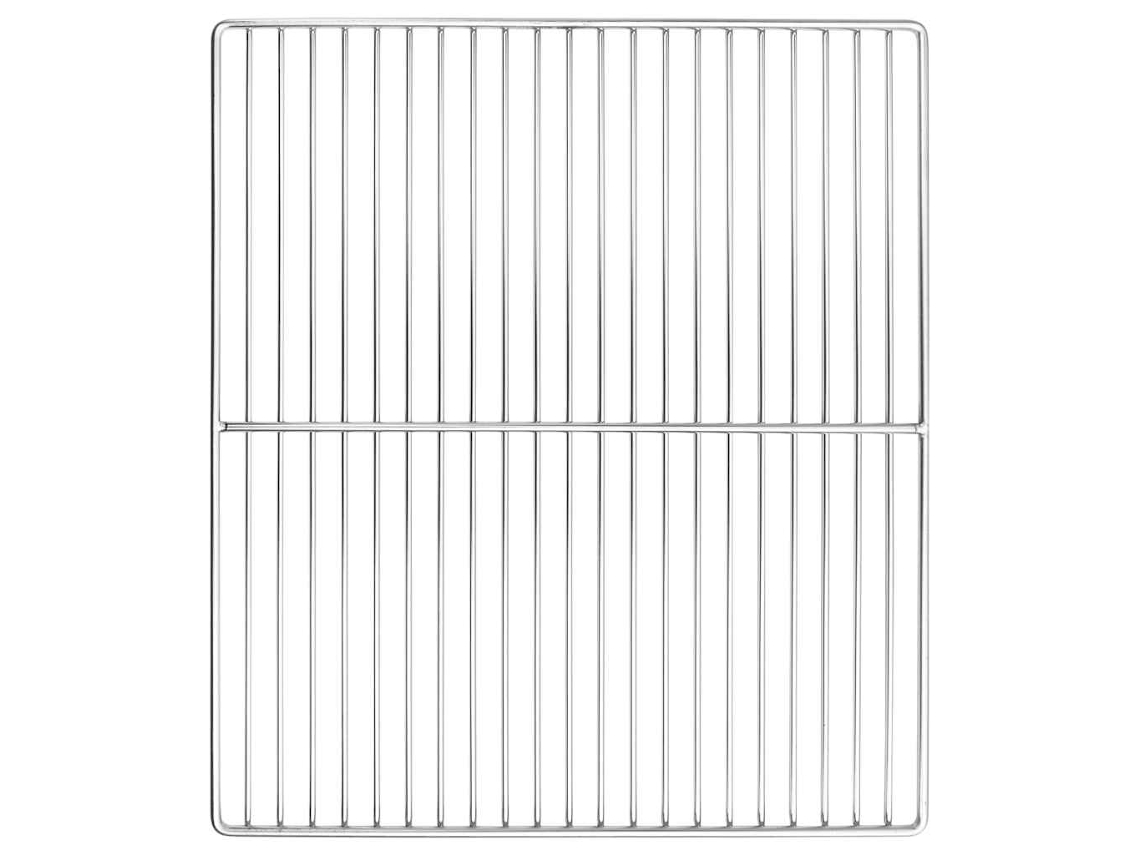 Vidaxl Grelha Para Grelhar 45 X 40 Cm Aço Inoxidável Prateado