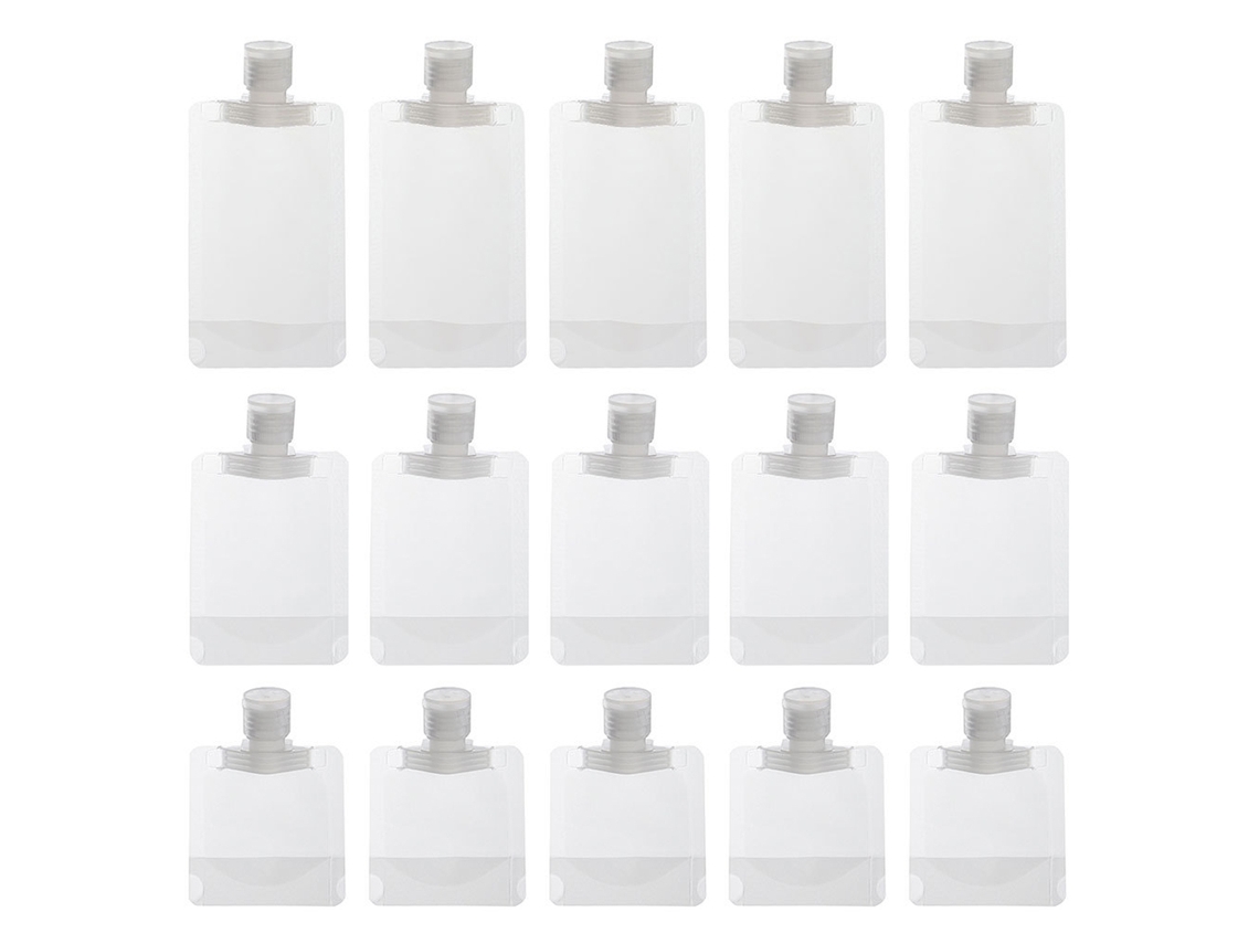 Bolsa De Armazenamento Branca Para Produtos De Higiene 15 Peças