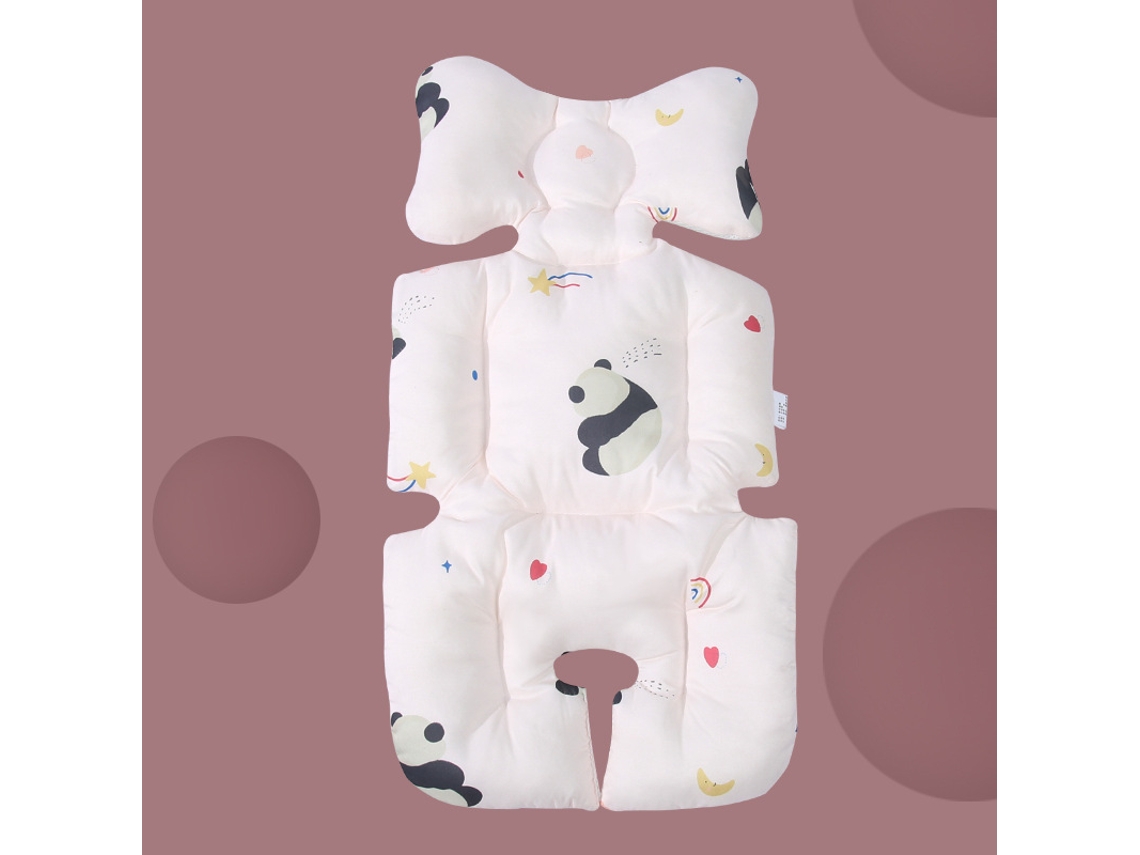 Almofada Universal para Carrinho de Bebé, Tecido de Algodão Respirável, Bege PANOONA