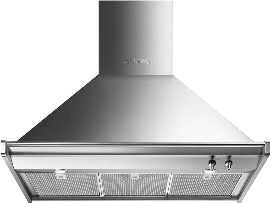 Exaustor SMEG Classica KD100HXE (626 m3/h - 100 cm - Inox)