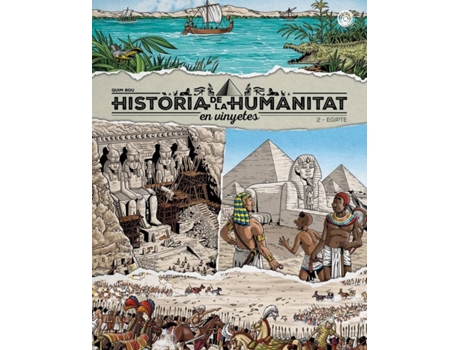 Livro Història De La Humanitat En Vinyetes Vol. 2. Egipte de Bou Quim (Catalão)