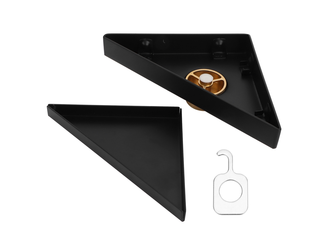 Ralo De Banheiro Aço Inoxidável 304 Design Triangular Oculto
