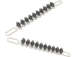Escova De Limpeza Multifuncional Flexível Uonlytech Para Metal E Frestas, 2 Peças, Escova Dobrável Para Cantos Difíceis