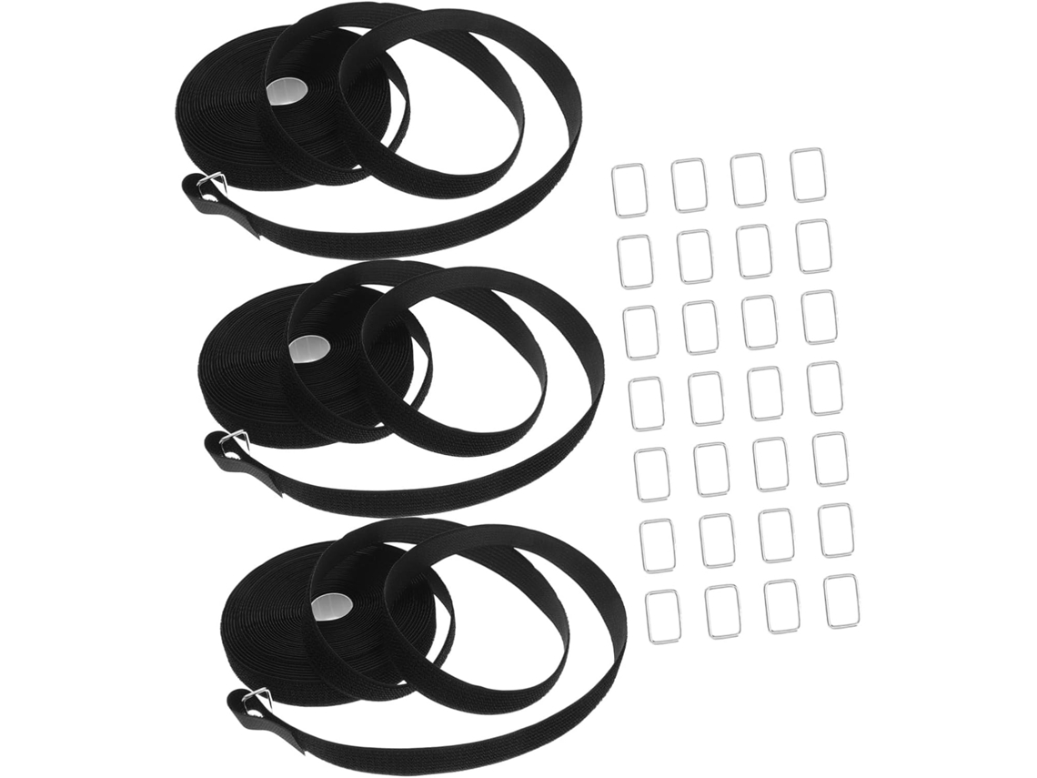 Fechos de Velcro Reutilizáveis em Nylon com Fivela de Metal para SFUSHOS