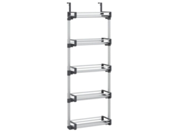 Door Organiser, Door Organisers Vidaxl Prateado Alumínio
