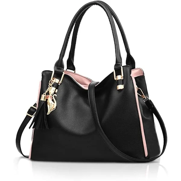 Bolsa feminina grande AQUAFORGE, com compartimento para moedas, zíper, cinza claro