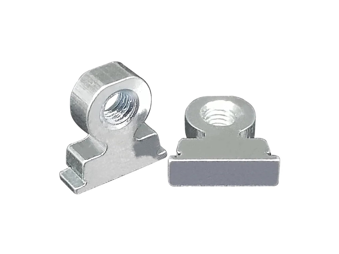 10 Peças Ras M3 M4 440 632 832-porca De Ligação Ângulo Reto Galvanizada Com Rosca E Crimpagem 440-9 6