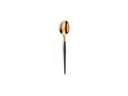Conjunto de Colheres AMEFA Soprano Preto Dourado Metal Aço Inoxidável Café 12 Unidades