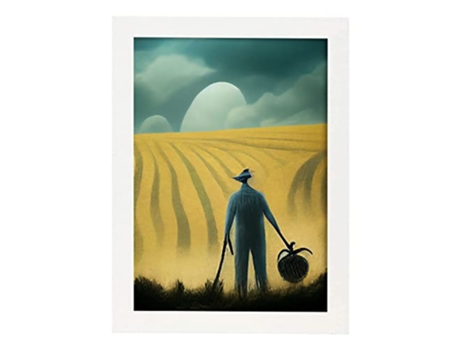 NACNIC Valient Farrer Lamina No Estilo De T Burton Ilustrações De Profissões E Negociações Inspiradas Na Arte Gótica E Escura A3 Marco Blanco