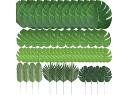 Folha Artificial Monstera Laxiscreed 60 Peças Para Decoração Interior E Exterior