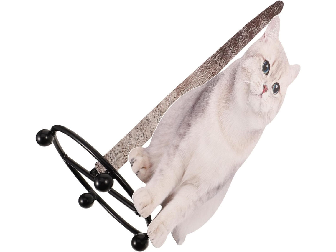 Porta Papel Higiênico De Ferro Com Design Gato Para Banheiro, Suporte Decorativo E Compacto Adequado Para Sala De Jantar