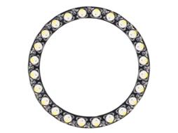 Luz Anillo Led Rgb 24 Bits Sk6812 32 Colores Luz Blanca Fluorescente para Teto
