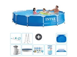 Intex Piscina Com Estrutura Redonda - 366x76 Cm - 9-peças S31750
