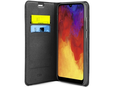 Capa Huawei Y6 2019, Y6s  BookWallet Lite Preto