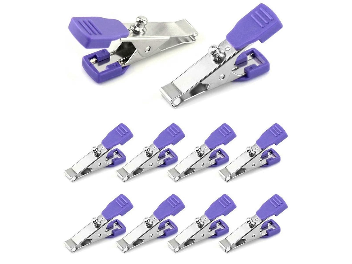 Pinça De Eletrodo Veterinária, Pacote Com 10 Pinças Universais Precisas Para Ecg/ecg, Adaptador De Pinça Multifuncional Db