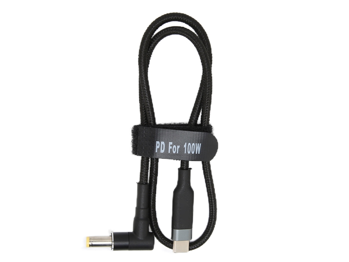 2026zentro-cabo Conversor De Conector De Plugue De Alimentação Dc Para Carregamento De Laptop Tipo C Pd (0.5m)