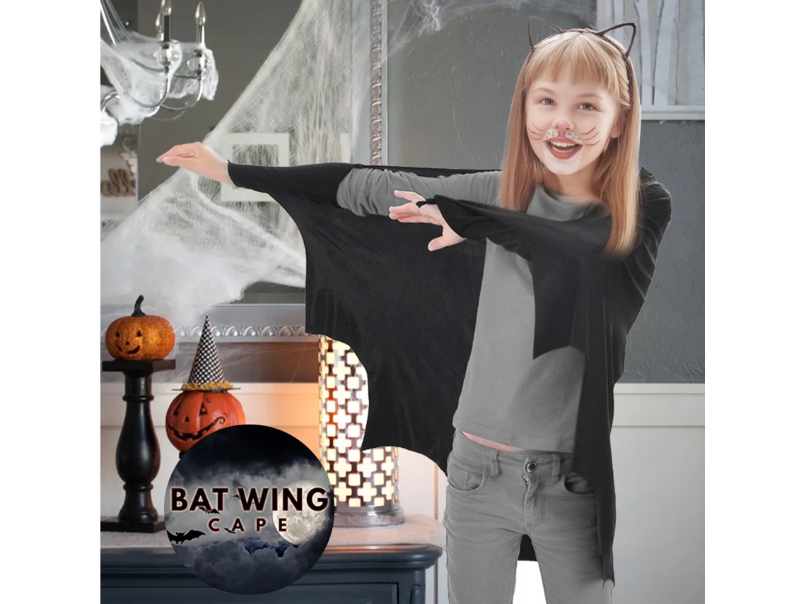 Capa De Halloween (em Forma De Morcego, Peça Única) Eoocoo