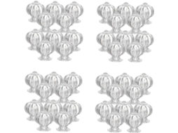 Conjunto De 40 Puxadores Modernos Em Formato Coroa Para Armários Cozinha, Cômodas E Closets