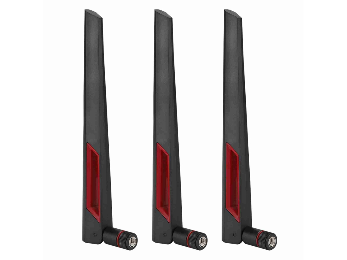 3pcs Antena De Roteador De Alta Ganho Sma 8dbi De Banda Dupla 2.4g/5.8g Para Asus Ac68u Ac88u Ac66u