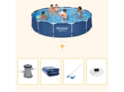 Bestway Piscina Bestway Steel Pro Redonda - 396x84 Cm - 5-peças S204