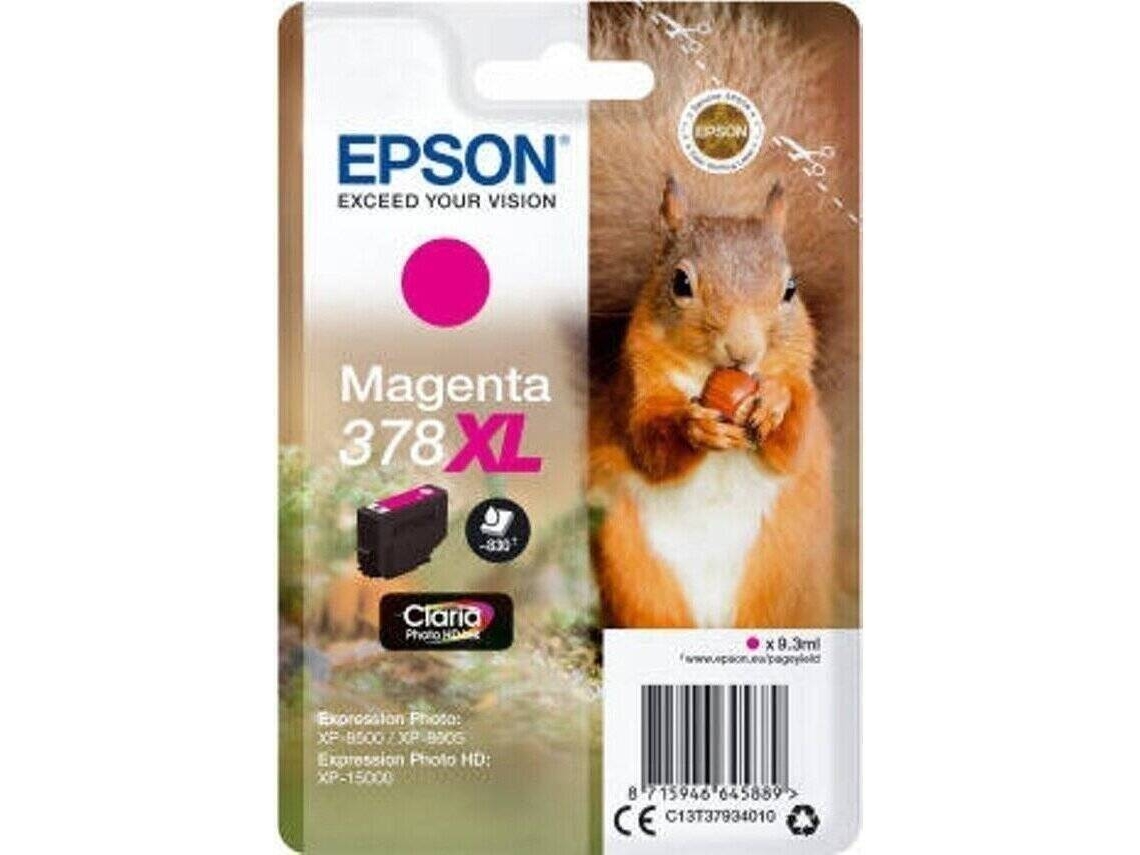Tinteiro EPSON 378XL Magenta (C13T37934010)