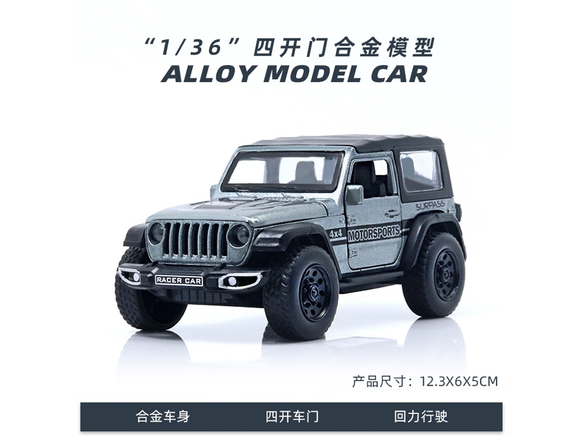 Miniatura de Carro em Escala 1/36, Feita em Metal Fundido, Presente para Crianças. MDUG