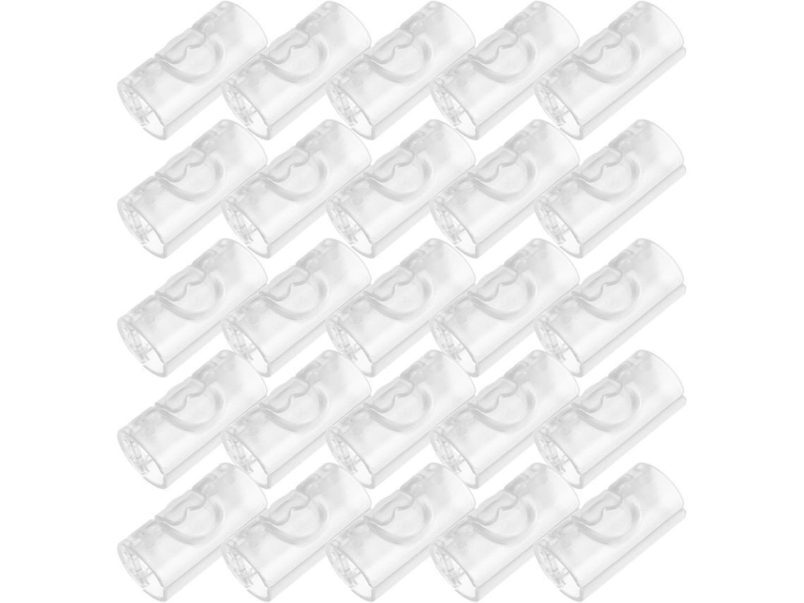 Supvox Conjunto De 30-presilhas Folha Reforçadas Em Abs, Ajuste Duplo, Fixadores Multiuso Que Evitam Rugas, Ideais Para