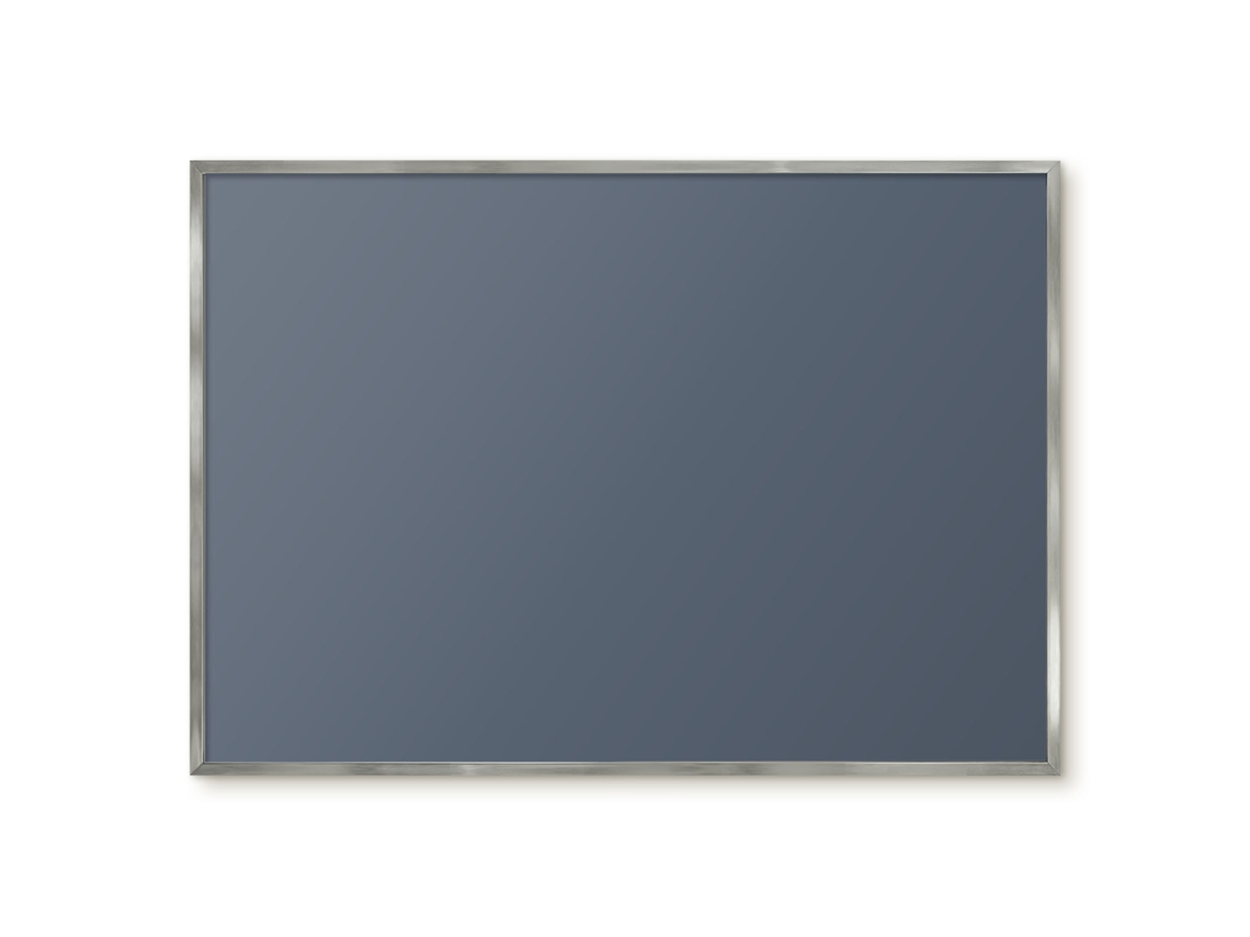 Magnetic Board Chestnut Brown For The Living Room Espelharte (100x70 Cm)