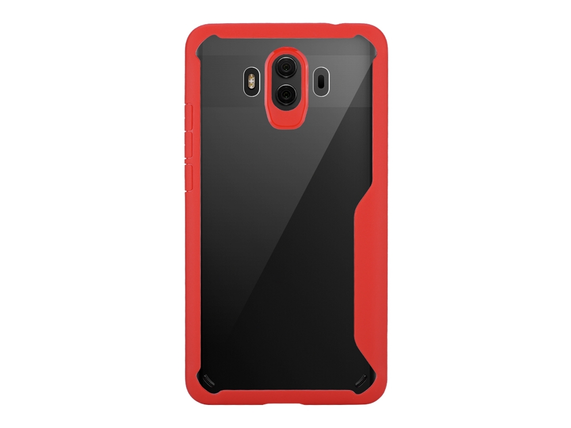 Capa Translúcida de Silicone para Huawei Mate10 vermelha EOOCOO