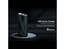 Bateria Portátil LAXISCREED 20000mah 2 Usb+type c