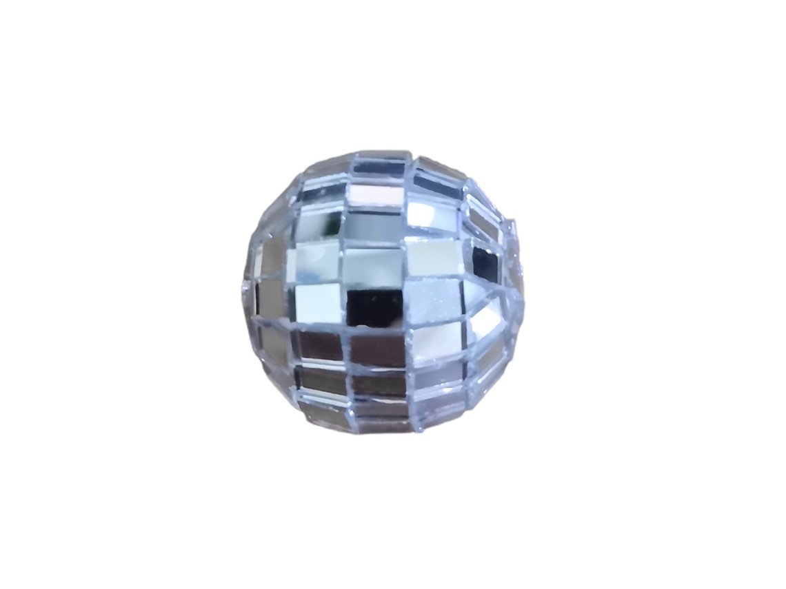 Mini Bola de Disco com Espelho para Decoração de Festa Temática Disco