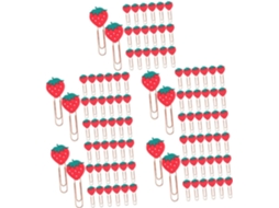 Lurrose Conjunto De 5-clipes Papel Em Formato Frutas, Clipes De Papel Desenho Animado, Clipes De Papel Divertidos
