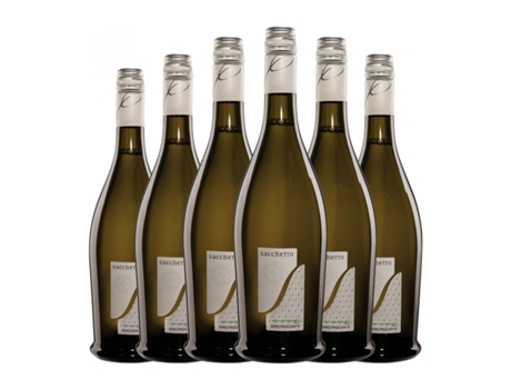 Espumante SACCHETTO Silber Argento Frizzante Brut Veneto (0.75 L - 6 Unidades)