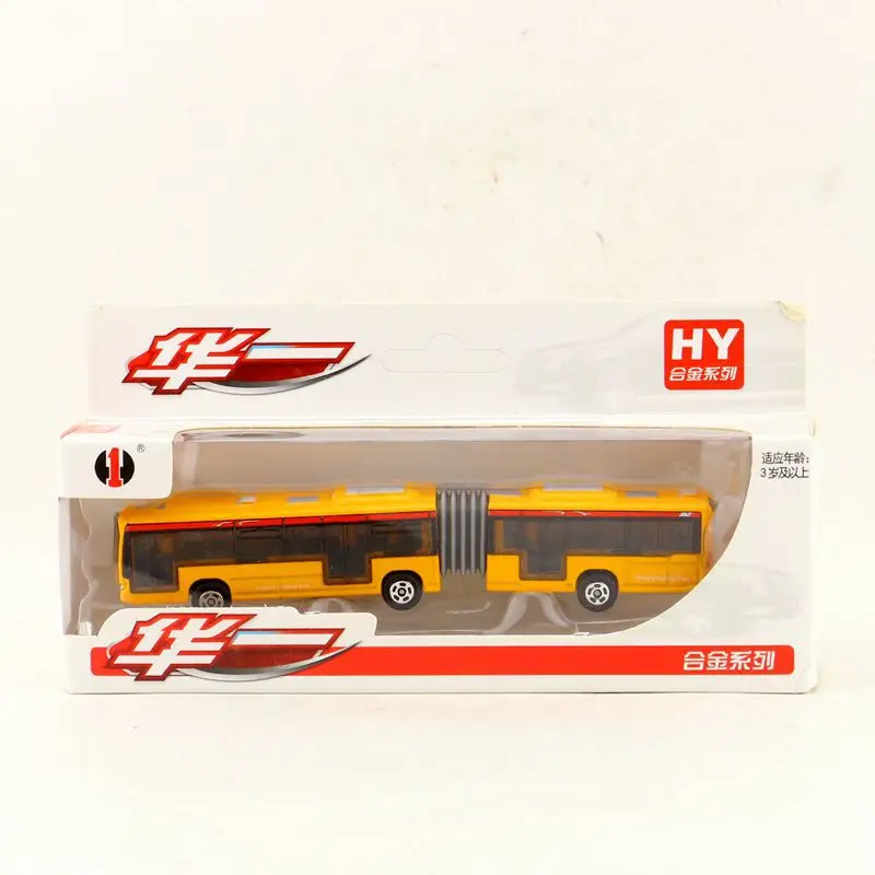 (amarelo) Modelo De Ônibus De Dois Andares Em Liga Metálica Na Escala 1:60, Brinquedo De Ônibus De Alta Fidelidade.