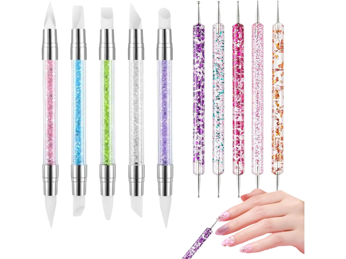 Ferramentas para esculpir unhas, acessórios para manicure, auxiliares para modelagem de unhas