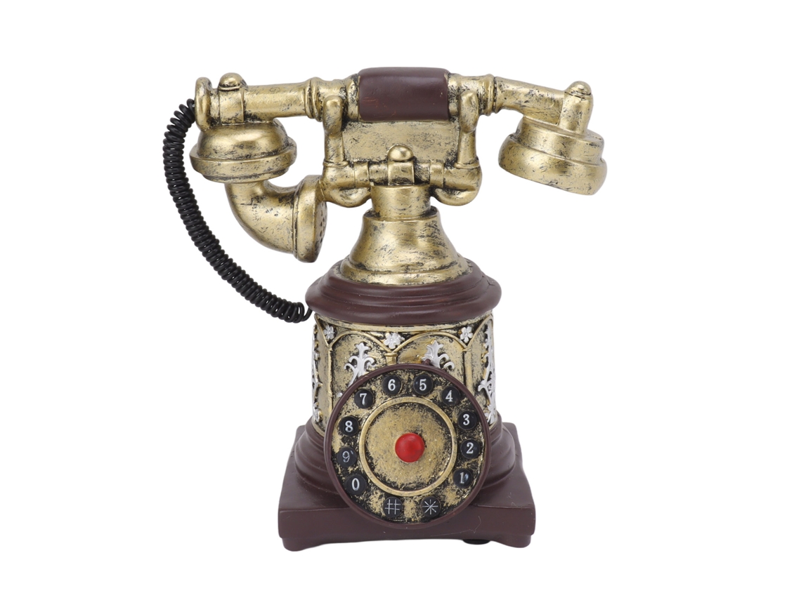 Decoração de Telefone Antigo para Casa e Café
