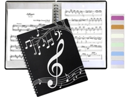 Pasta Partituras Portátil, Álbum De Armazenamento Com 40 Bolsos, Organizador De Folhas Encadernação Em