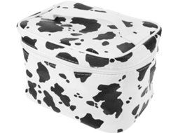 Bolsa impermeável de grande capacidade com estampa de vaca, leve e fácil de transportar.