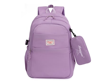 Mochila BLEWADY para rapazes e raparigas do ensino secundário Taro roxo