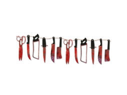 Colar de horror Halloween com dente de sangue para festa de zumbis e vampiros LAXISCREED