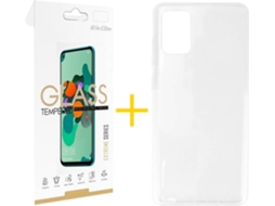 Kit Capa e Película Samsung Galaxy A71 5G SKYHE Liso (Transparente)