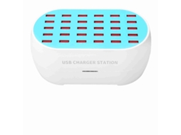 Estação de Carregamento Usb EOOCOO com 30 Portas 160w, Identificação Inteligente