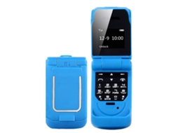 Aetheria telefone Celular Flip Mini Tela 0.66 Polegada Menor do Mundo com Bluetooth e Mp3