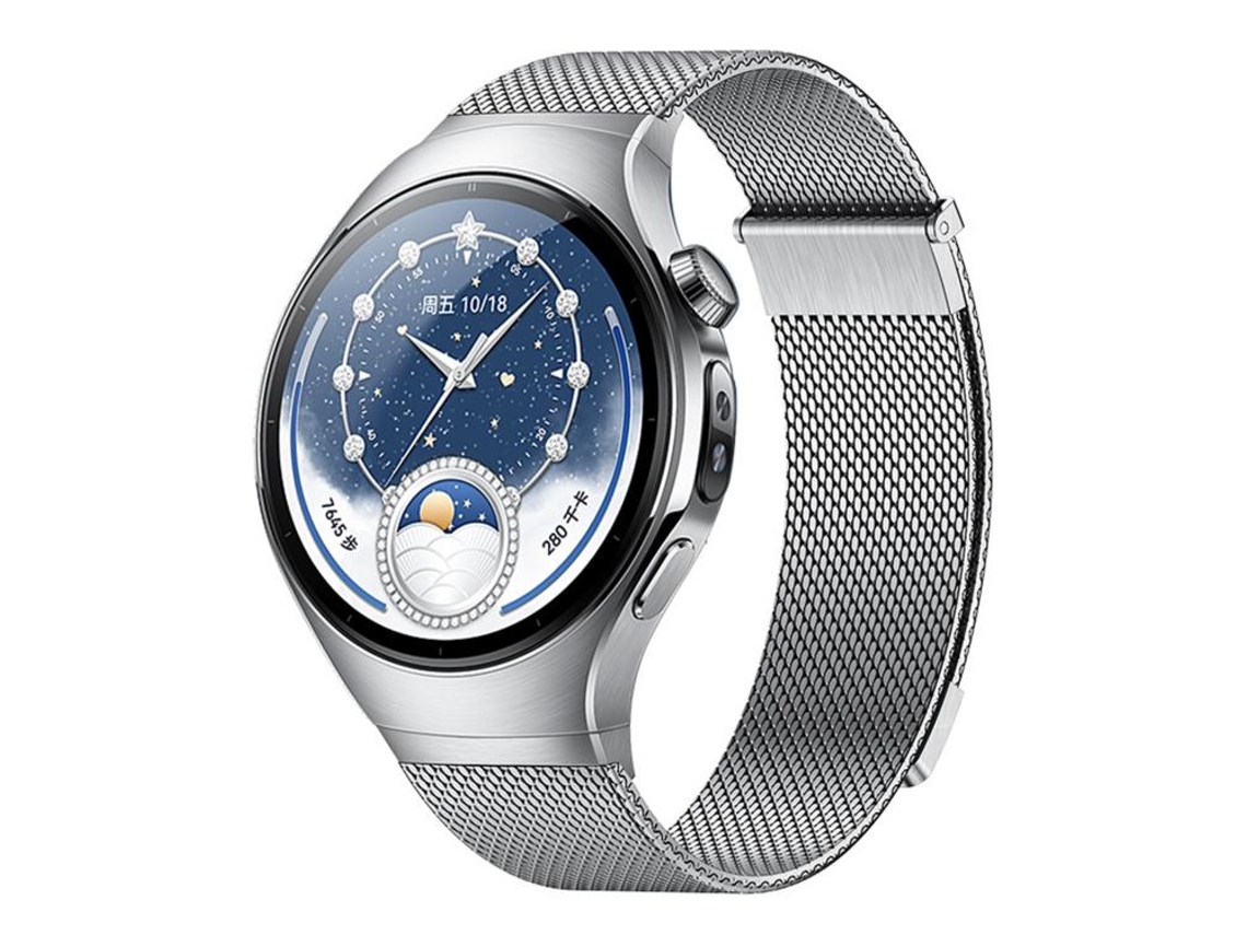 Bracelete para Huawei Watch 5 XIAOMOYU em aço inoxidável Milanês magnético com botão de pressão (46mm)