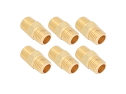 Conector De Mangueira De Ar Laxiscreed Compatível Com Água, Gás, Óleo E Combustível, Rosca 1/4" Npt