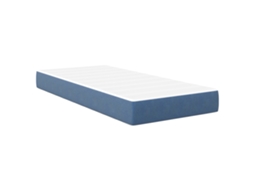 Conjunto 1 Colchão De Cama Vidaxl Azul Tecido (80 X 200 Cm)